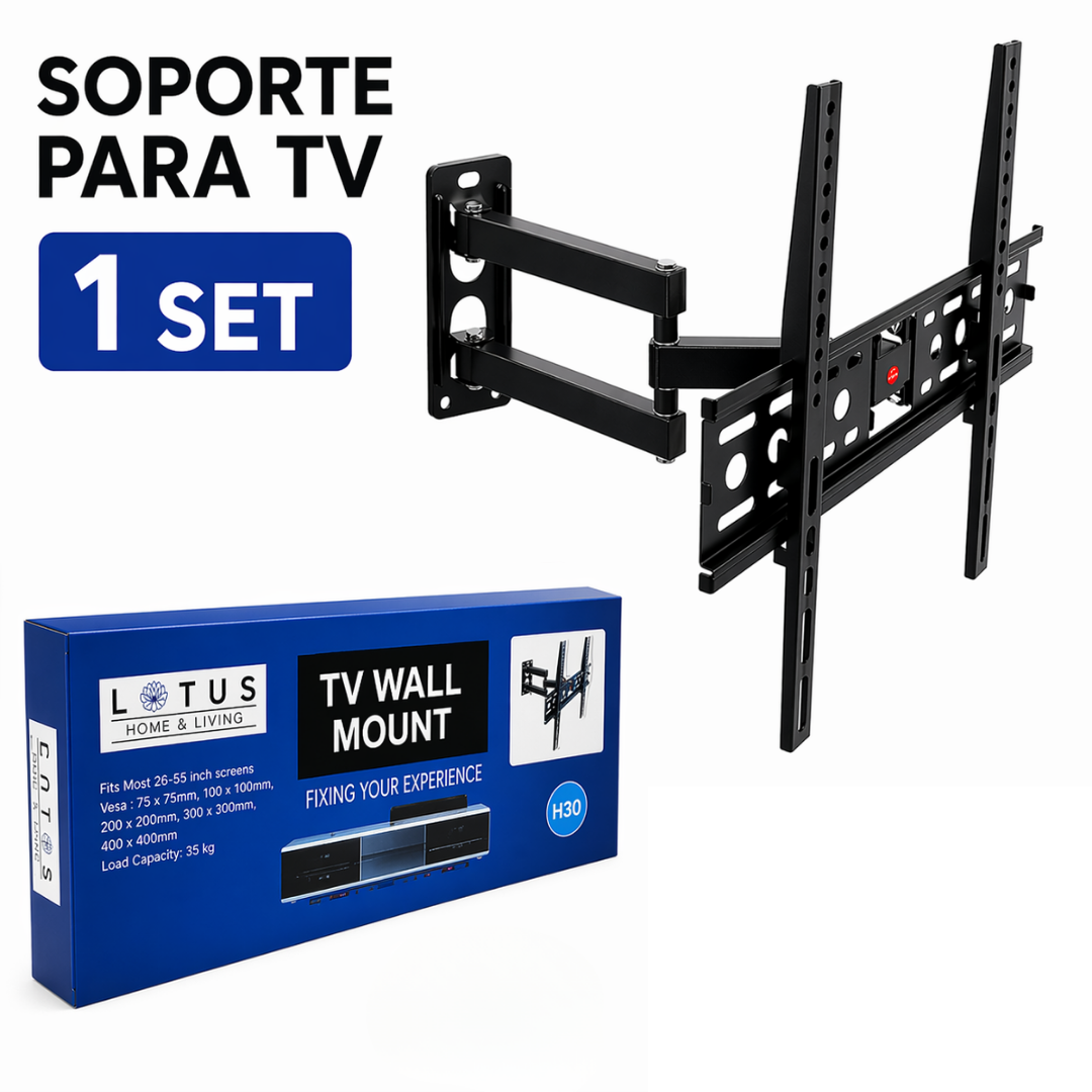 (LLEGANDO 5 DE MAYO) Soporte de TV Televisión Televisor Extensible 26"-55" LHC-50056