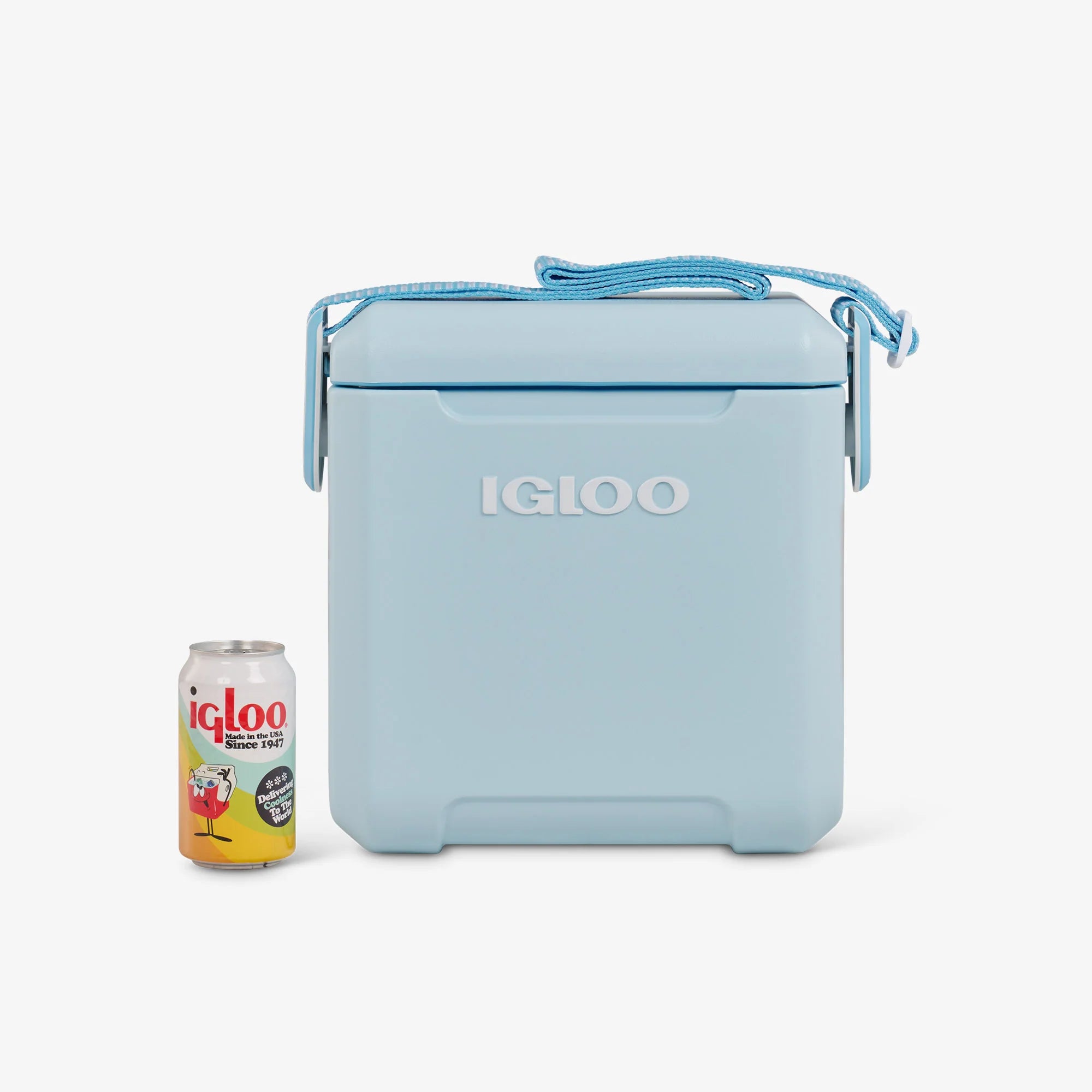 Cooler Hielera Seafoam Tag-a-long 11QT Celeste Powder Blue Igloo 133088
