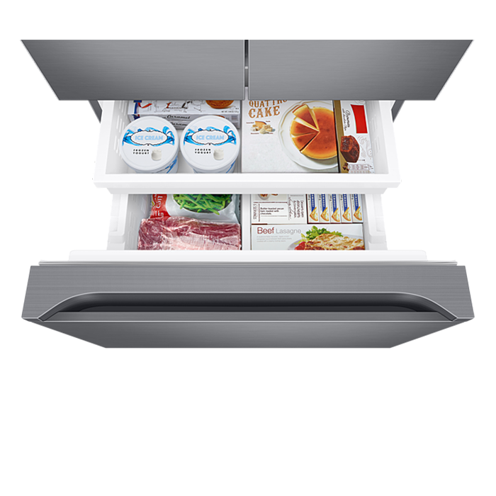 Refrigeradora French Door 22p3 Digital Inverter All-Around Cooling Power Cool SpaceMax Samsung RF22A4010S9/AP Samsung