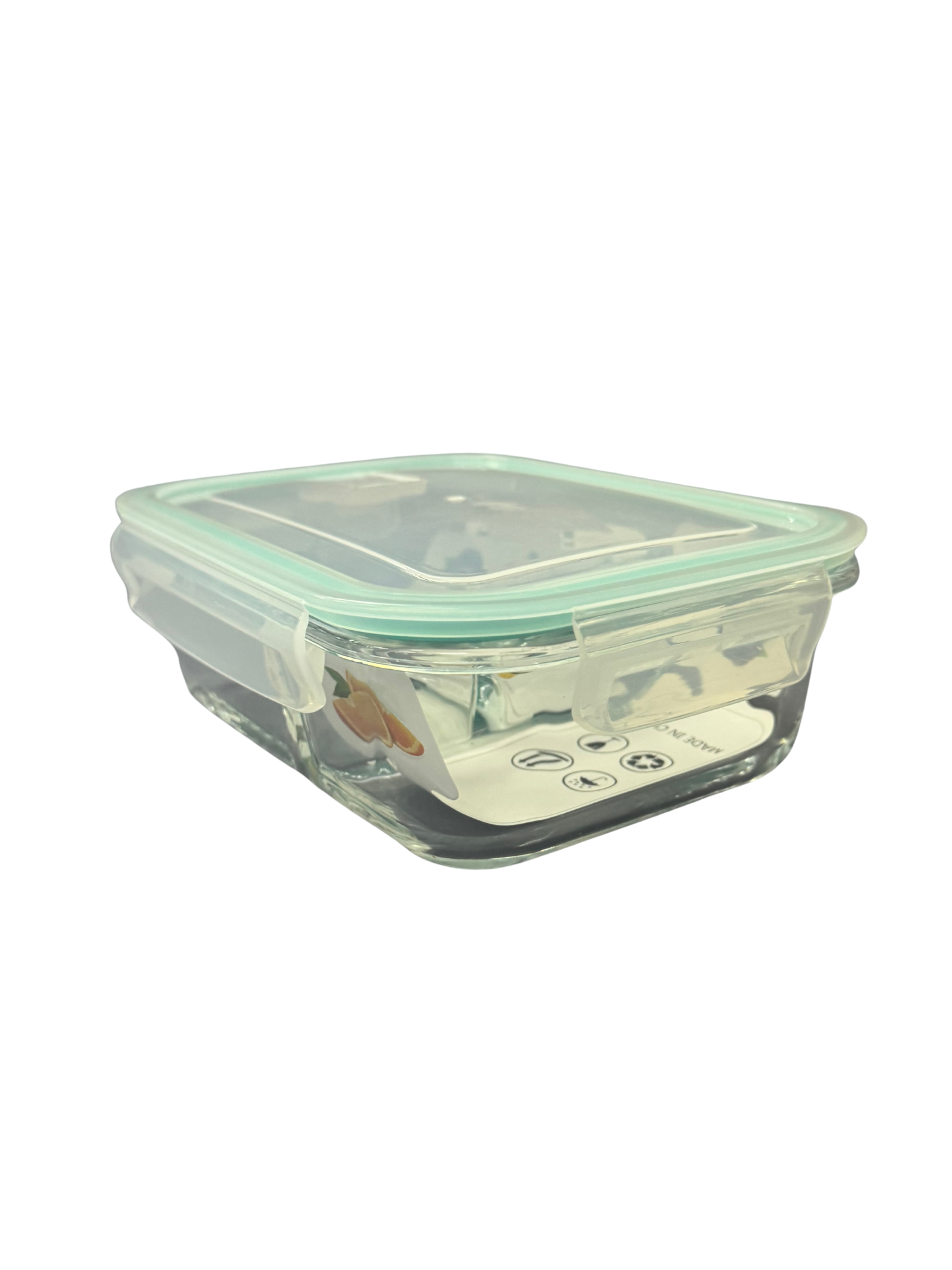 Envase de Vidrio con Tapa 1040ml 16767-7-3 Lonche. Lonchera. Vasija.