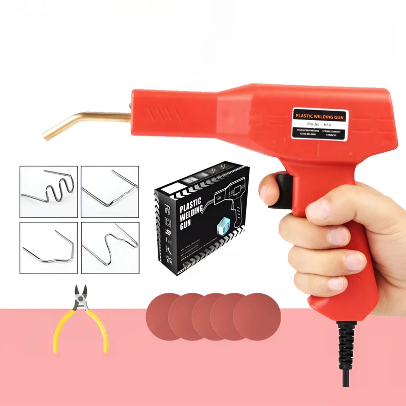Pistola Soldadora Grapadora En Caliente De Plástico Para Reparar , Parachoques, Defensas, Bumpers Incluye Grapas De Metal Para Fundir En El Plastico AB028