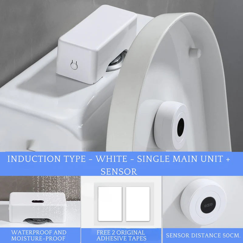 Sensor De Descarga Sin Contacto Para Inodoro. Alcance De Hasta 50 Cm. Fluxómetro Automático Con Sensor Para Sanitario. AB657 Selecto