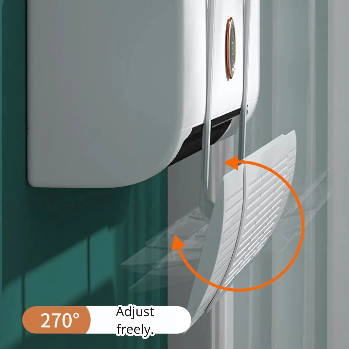 Deflector De Aire Para Aire Acondicionado Split De 12K Y 18K. Flujo Ajustable. Tapa El Flujo De Aire Directo Expandible. Cobertor. AB829 Selecto