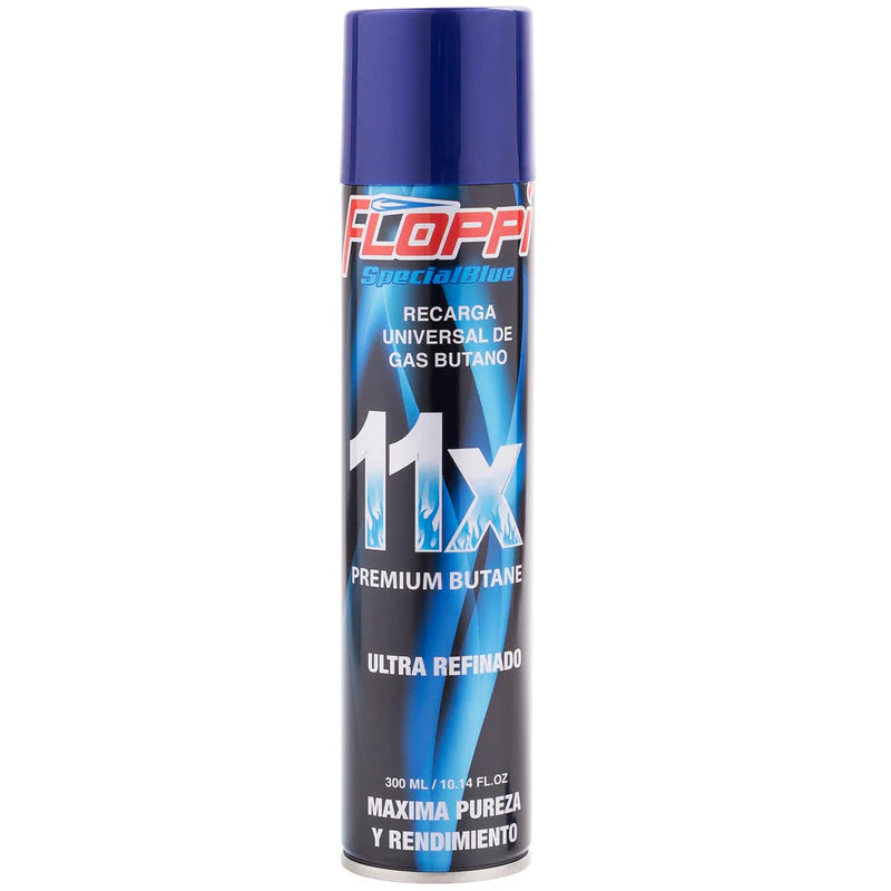 Gas Butano Universal Premium Ultra Refinado 300 Ml Para Recarga. Incluye Adaptadores FL-RG11