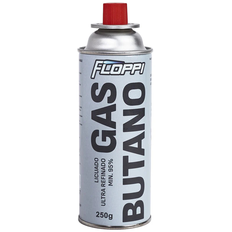 Gas Butano Camping Ultra Refinado Para Sopletes. 250 G Floppi FL-RG7 Floppi