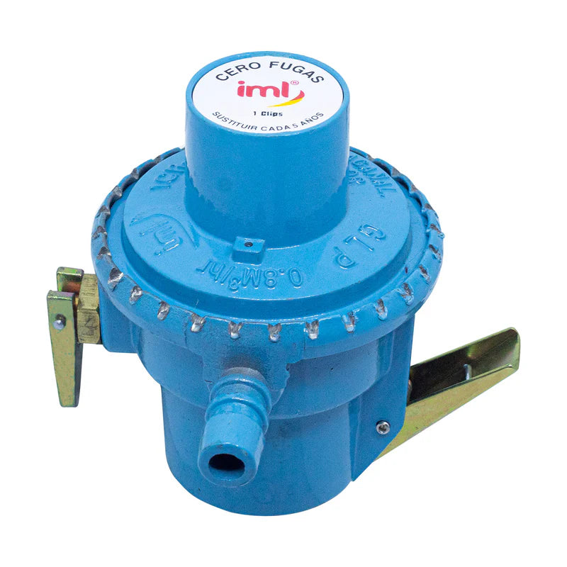 Regulador De Gas Tropigas Adaptador Con Manguera + Brazaletes IML R-505K1 Cabezote de gas. Cabezote Tropigas. IML