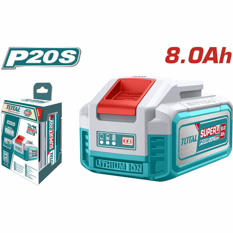 Batería 20V 8.0Ah. Indicador Led De Carga. Compatible Con Múltiples Herramientas Total TFBLI2108 TOTAL
