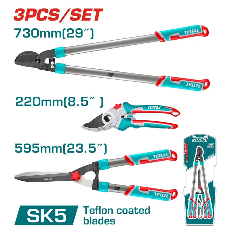 Tijeras De Podar Set 3 Pzas SK5 Cuchillas Recubiertas Con Teflón THT1576133