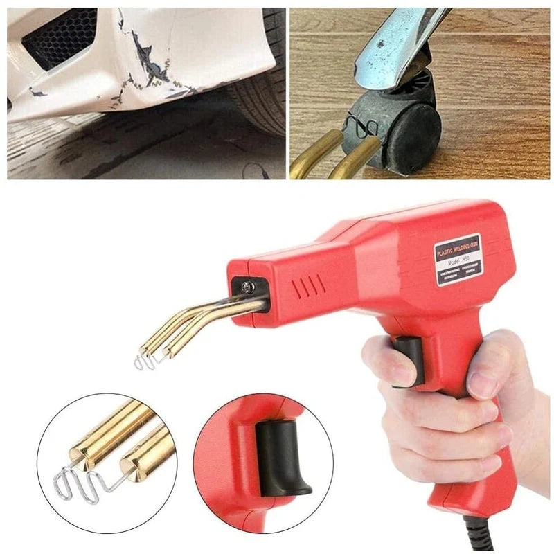 Pistola Soldadora Grapadora En Caliente De Plástico Para Reparar , Parachoques, Defensas, Bumpers Incluye Grapas De Metal Para Fundir En El Plastico AB028
