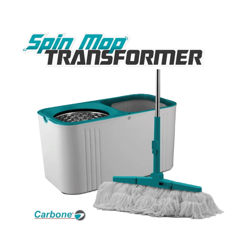 Trapeador Spin and Mop Transformer 360 Giratorio Tina de 9L AN33 Carbone CARBONE