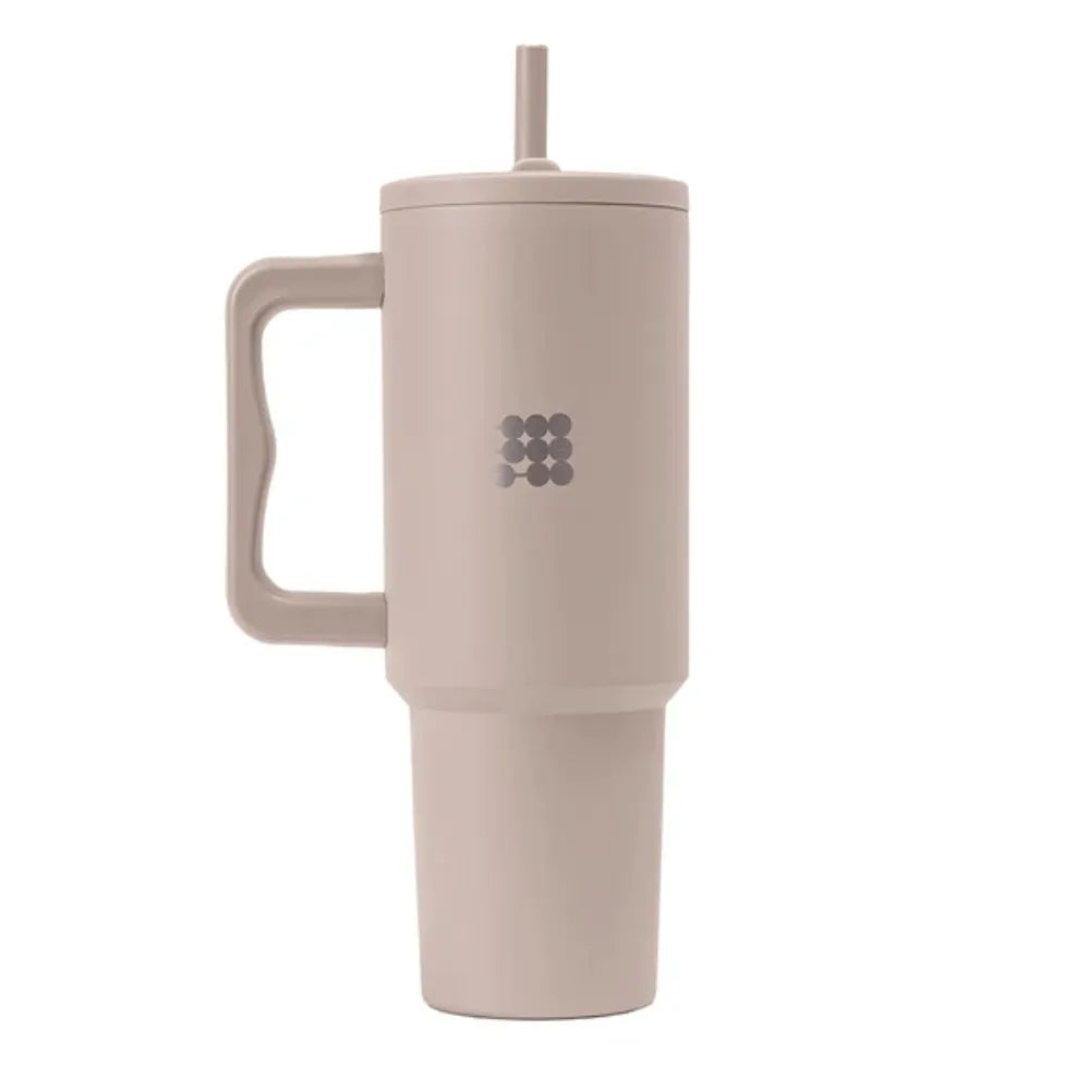 Termo Tumbler con Carrizo 40oz Beige Cubitt CT-TUMB9