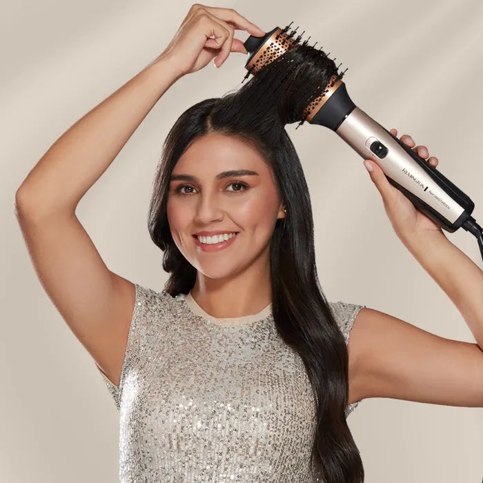 Cepillo de Aire Ovalado Remington AS8821-110F Ceramic & Titanium | Seca, Alisa y Da Volumen al Cabello Remington