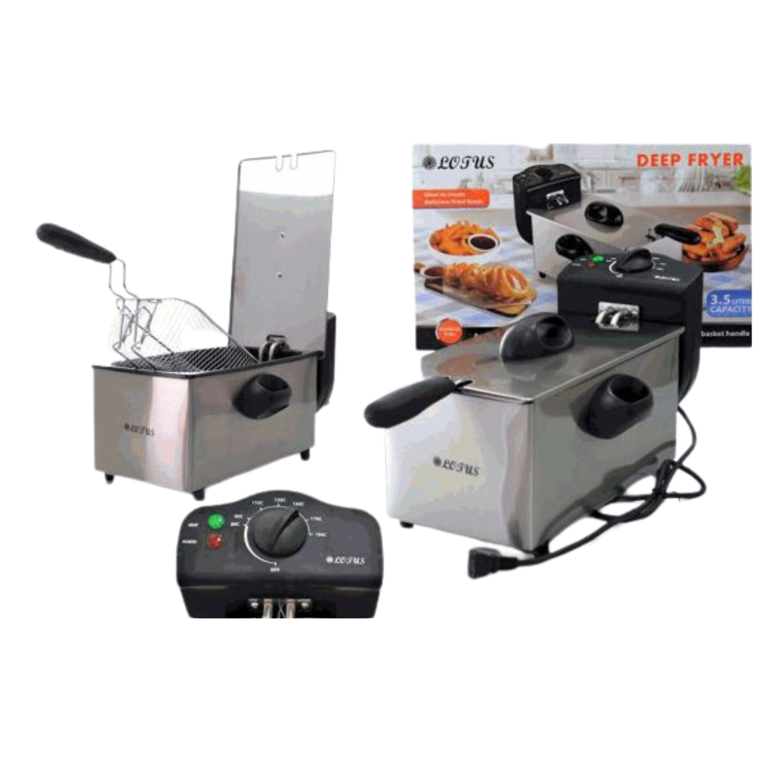 Freidora Eléctrica de 3.5 Litros 1300W Lotus LT-590