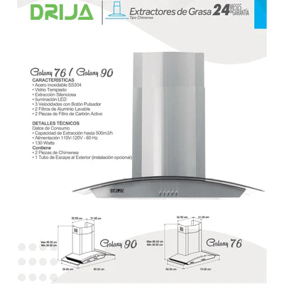 Extractor de Grasa Galaxy 76 Drija