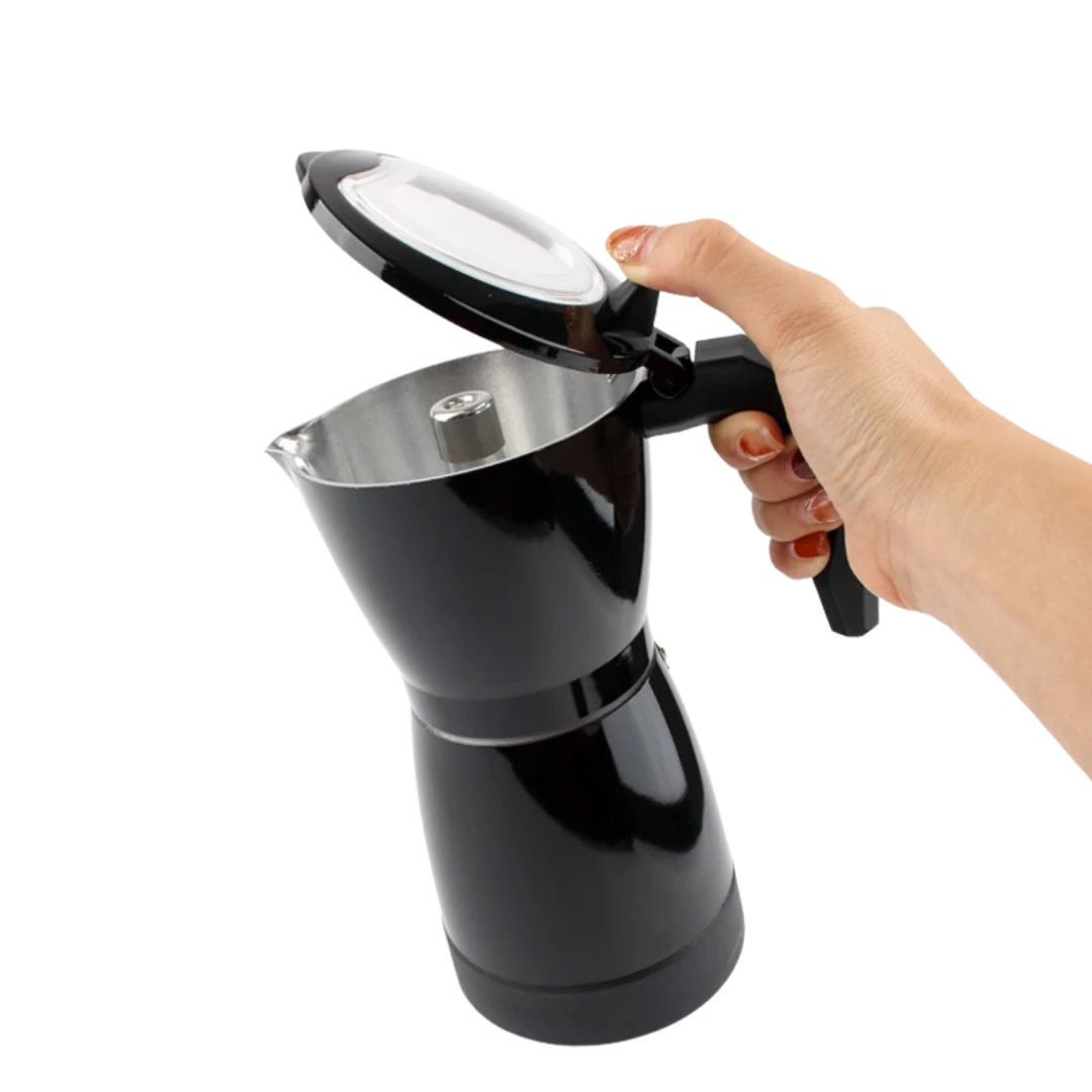 Cafetera Italiana de 6 Tazas Eléctrico LT-2010 Lotus Cafetera italiana. Espresso.