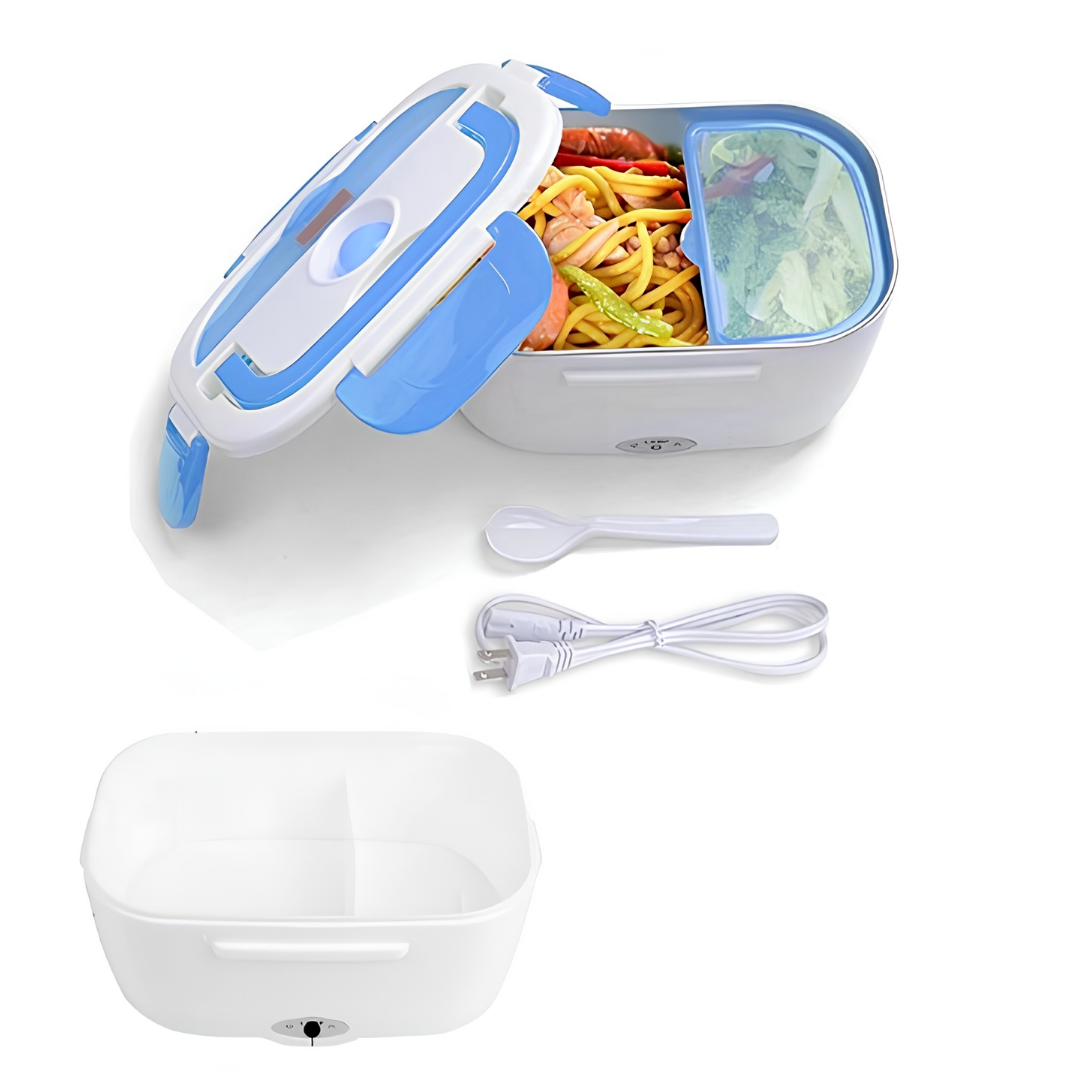Lonchera Eléctrica Portátil para Alimentos | Fiambrera Calentadora con Asa y Cierre Hermético NS377596