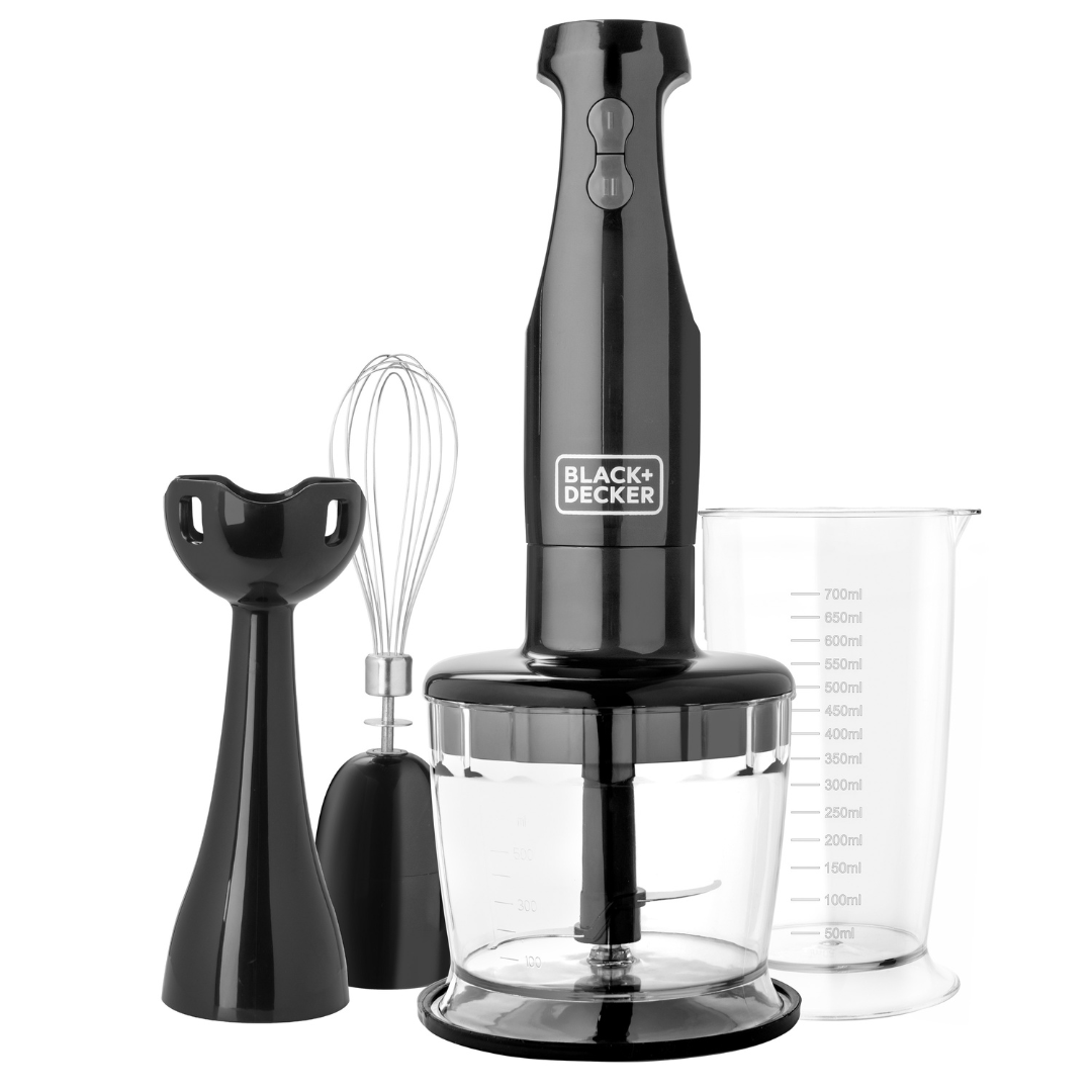 Batidora de Inmersión 3 en 1 Black and Decker HB2800B BLACK + DECKER