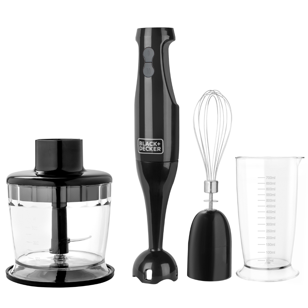 Batidora de Inmersión 3 en 1 Black and Decker HB2800B BLACK + DECKER
