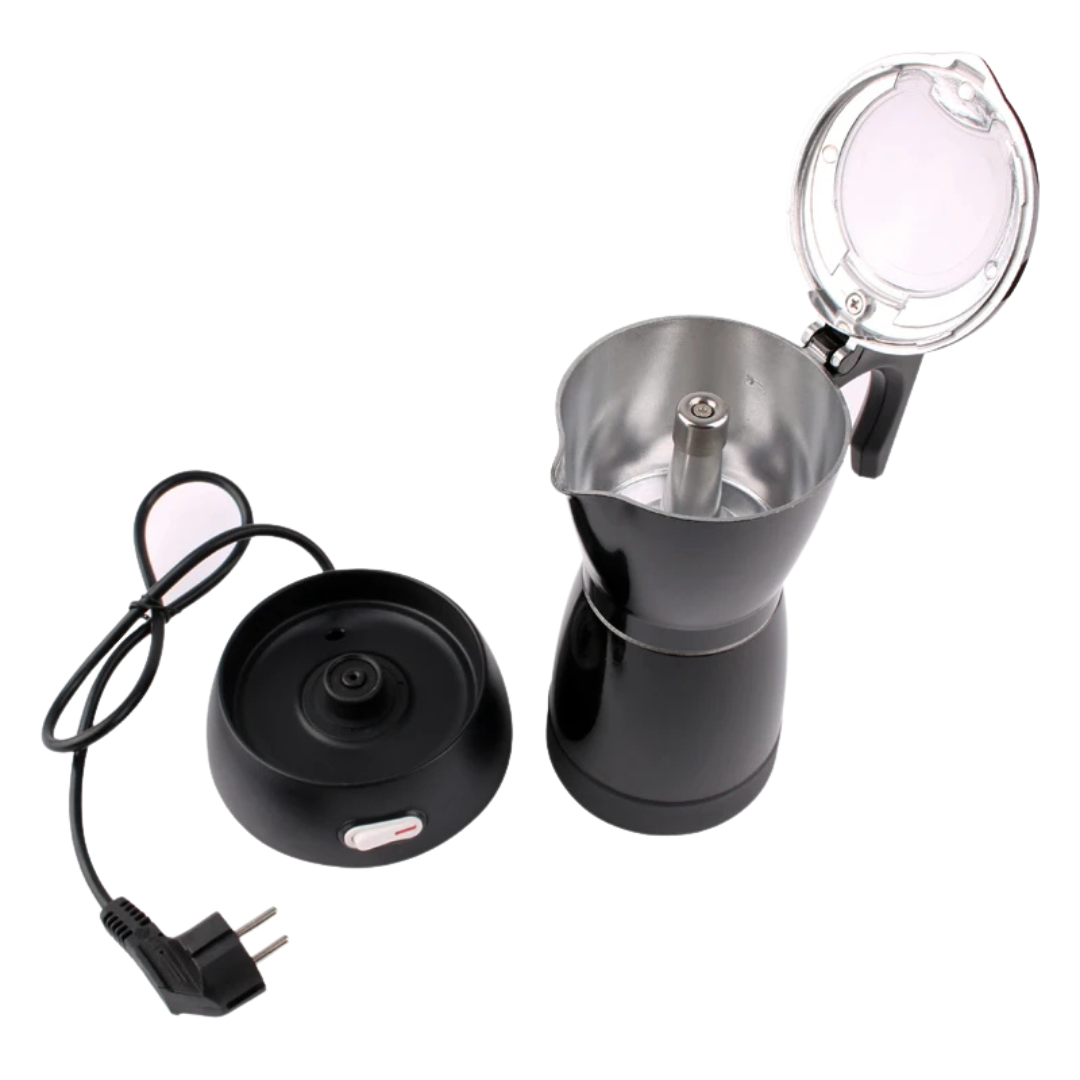 Cafetera Italiana de 6 Tazas Eléctrico LT-2010 Lotus Cafetera italiana. Espresso.