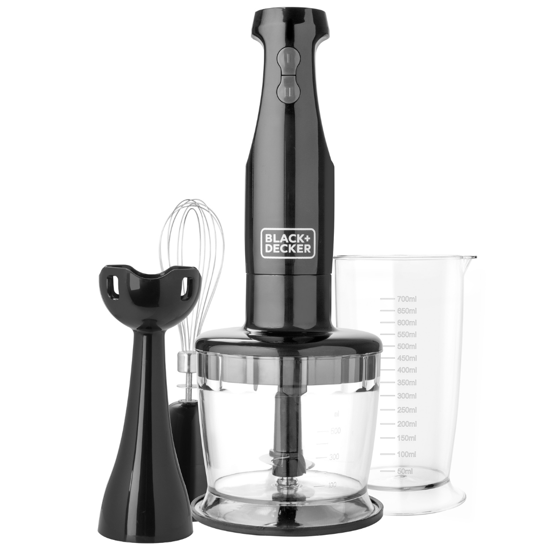 Batidora de Inmersión 3 en 1 Black and Decker HB2800B BLACK + DECKER
