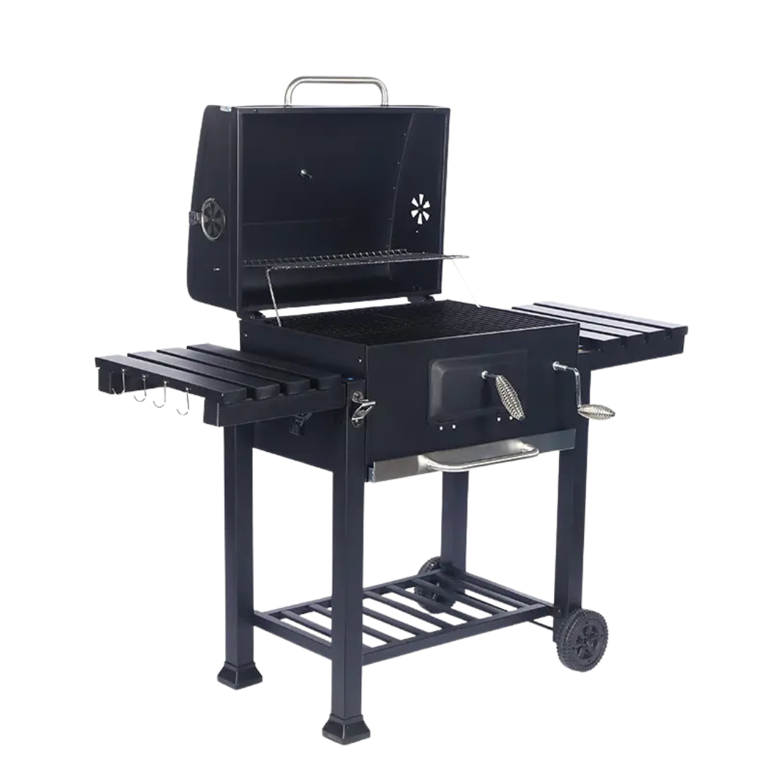 Asador de Carbón 138x47.5x106cm NS395012 BBQ. Barbacoa.