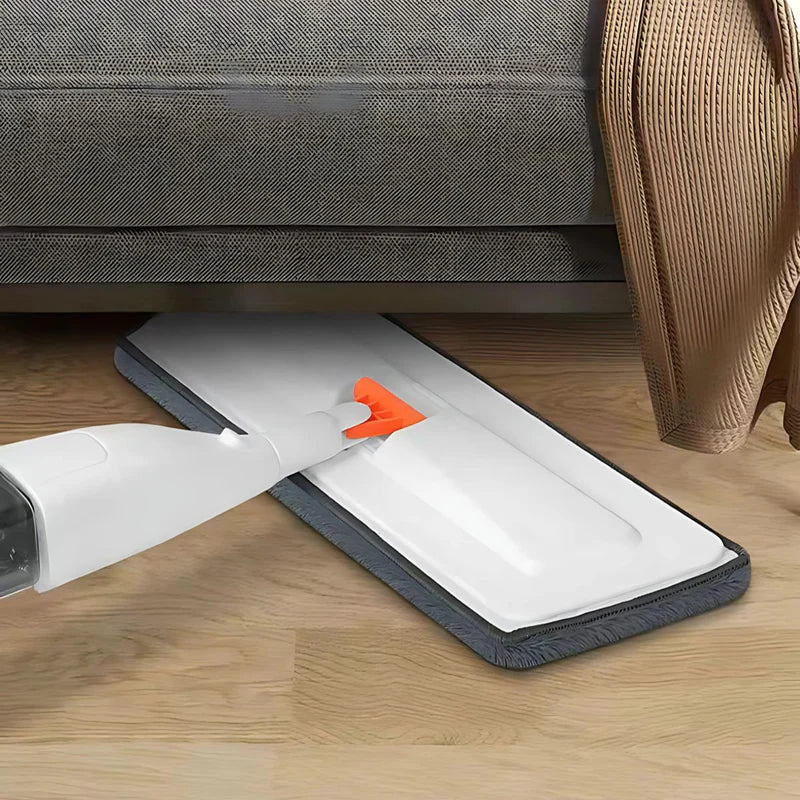 Mopa Con Rociador Spray Y Almohadilla De Microfibra Reutilizable. Limpieza Sin Cubeta Trapeador Plano. Spray Mop AB344