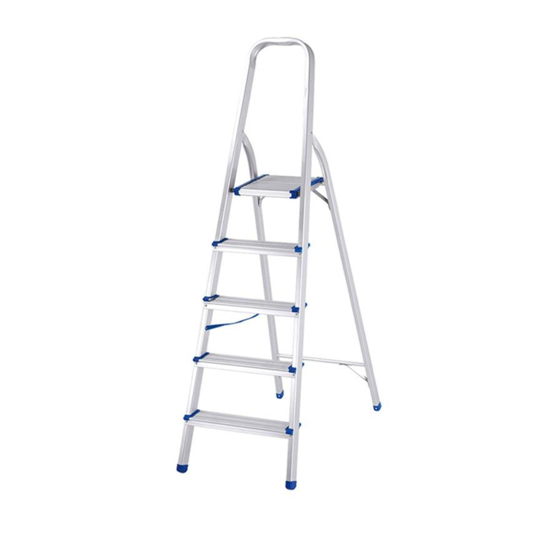 (LLEGANDO 3 DE JULIO) Escalera Plegable de Aluminio 5 Niveles | Escalera Antideslizante para Hogar y Oficina NS446733
