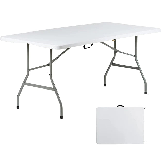 Mesa Plegable Plástico de 6 Pies 180x75x73cm BSL-Z180 Selecto