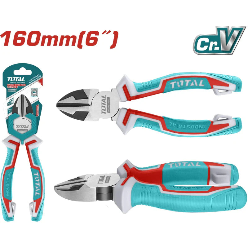 Alicates De Corte Diagonal 6"/160Mm Cr-V. Total THT230606 TOTAL