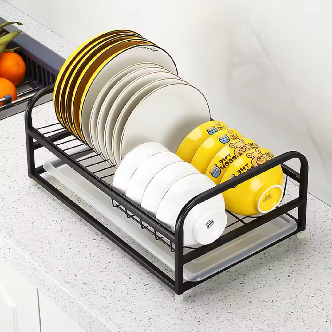 Escurridor para Platos de Metal Negro 34860-29