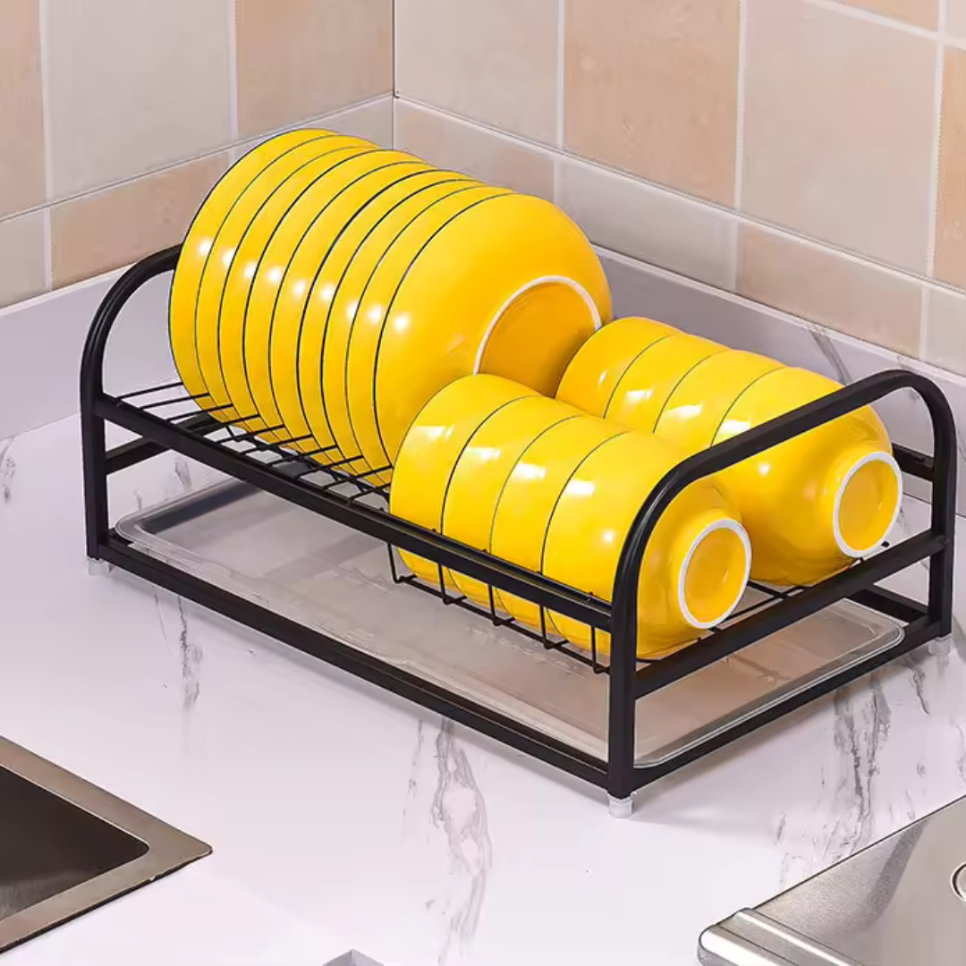 Escurridor para Platos de Metal Negro 34860-29