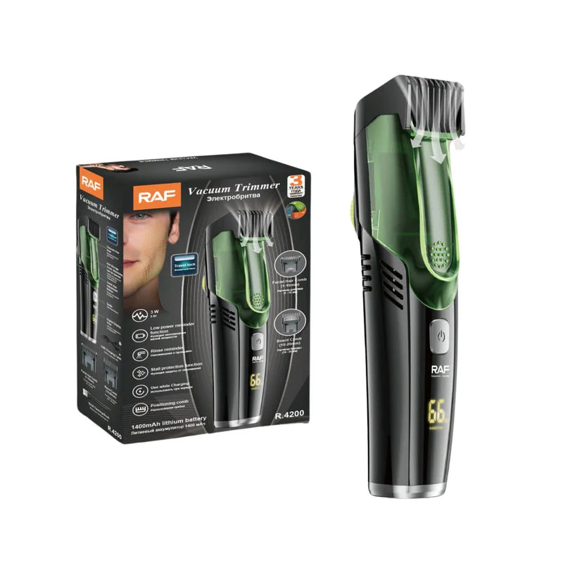 Cortadora De Cabello Eléctrica 3W 1400Mah, 20 Niveles De Corte, Cuchilla Afilada. 110V/60Hz Cortadora Barbero R.4200 RAF