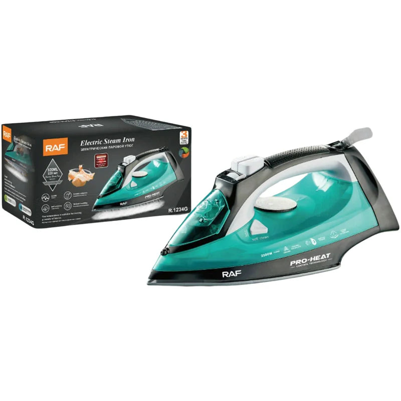 Plancha A Vapor 1000W Con Suela Cerámica, Autolimpieza Y Vapor Vertical 110V/60 Hz. Plancha De Ropa R.91234G-110