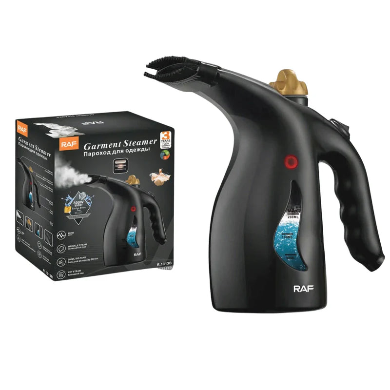 Plancha Vaporizadora De Prendas De Vestir 800W Con Tanque De 200Ml Y Vapor Continuo 110V/60 Hz. Vaporizador De Ropa. Colores Surtidos R.91313B-110 RAF