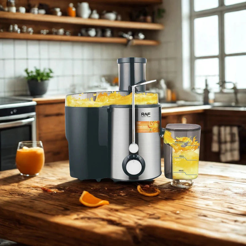 Máquina Centrífuga Extractora De Jugos 800W 110V/60Hz Inoxidable 2 Velocidades Y Vaso De 1.5L Procesador De Jugos. R.92811-110