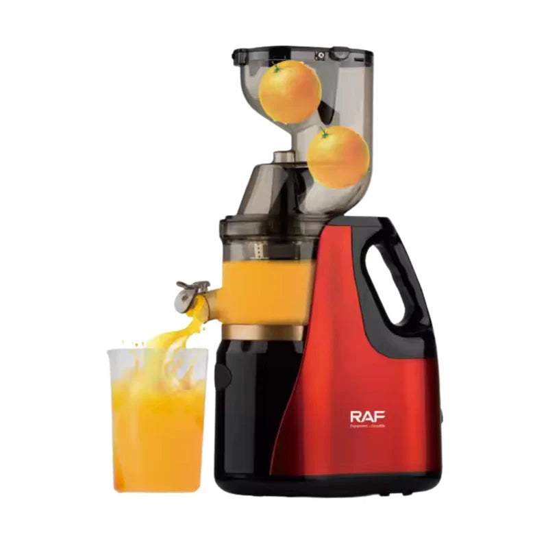 Extractor De Jugos 150W 110V/60Hz Con Motor De Cobre Y Filtro De Acero Inoxidable. Exprimidor Lento Naranjas. R.92831-110 RAF