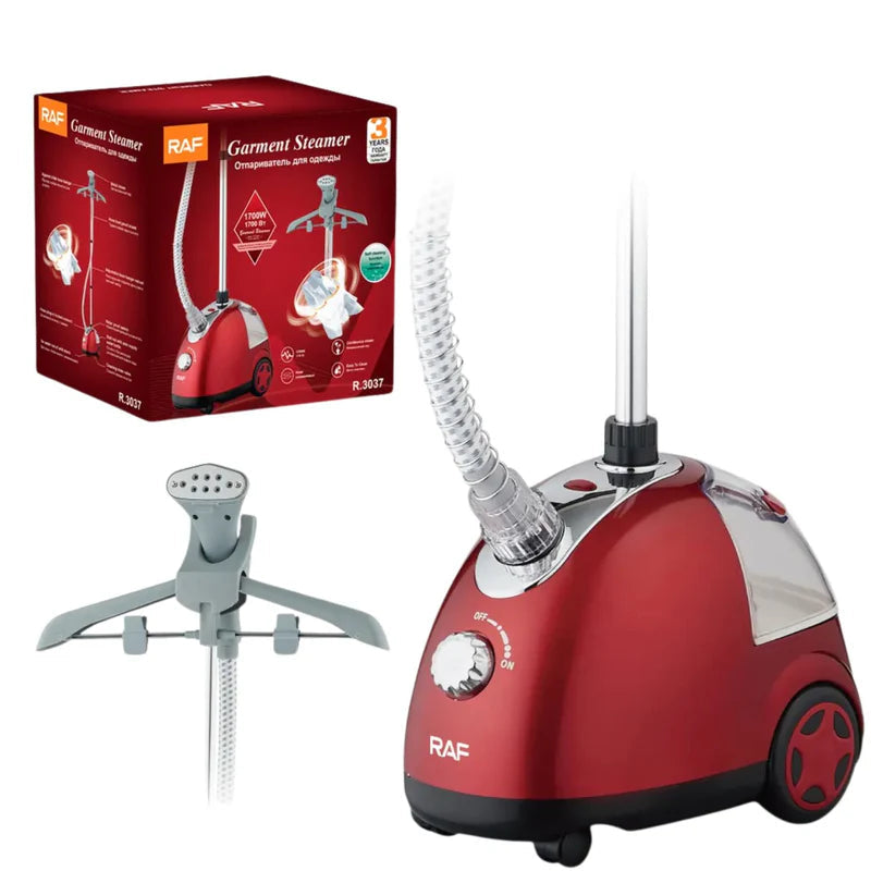Plancha Vaporizadora De Prendas De Vestir 1700W Vapor Continuo Y Cabezal 110V/60 Hz. Vaporizador De Ropa. R.93037-110 RAF