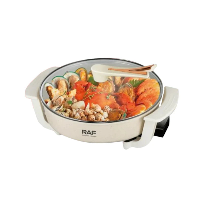 Olla Eléctrica 6L 1200W 100V 60Hz Calor Uniforme Antiadherente. Sartén Eléctrica Cazuela R.95410-110