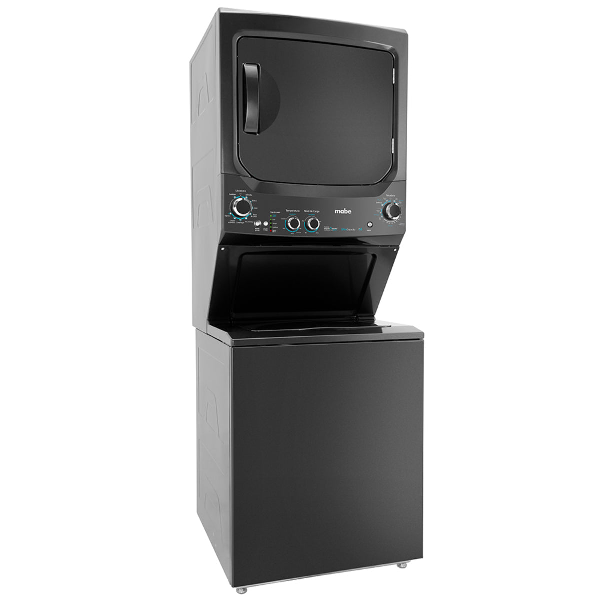 Centro de Lavado Torre de Lavado Eléctrico 24kg 220V/60Hz Color Diamond Gray Mabe MCL2440ESDG0