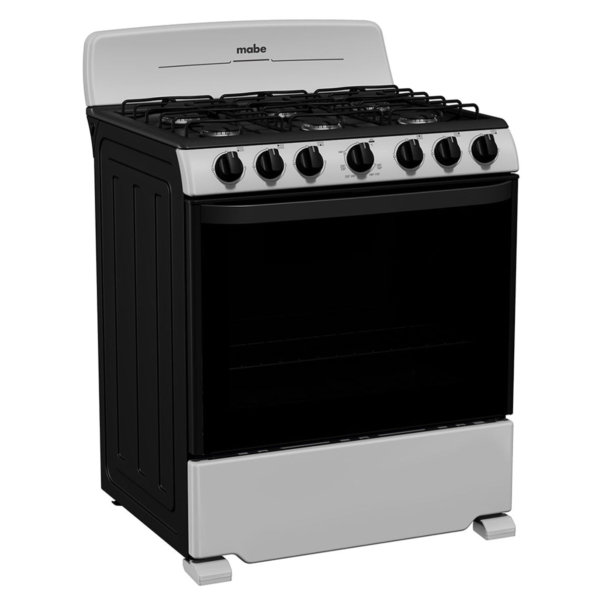 Estufa con Horno 30" 6 Quemadores a Gas en Acero Inoxidable Mabe EM7622BAPS2