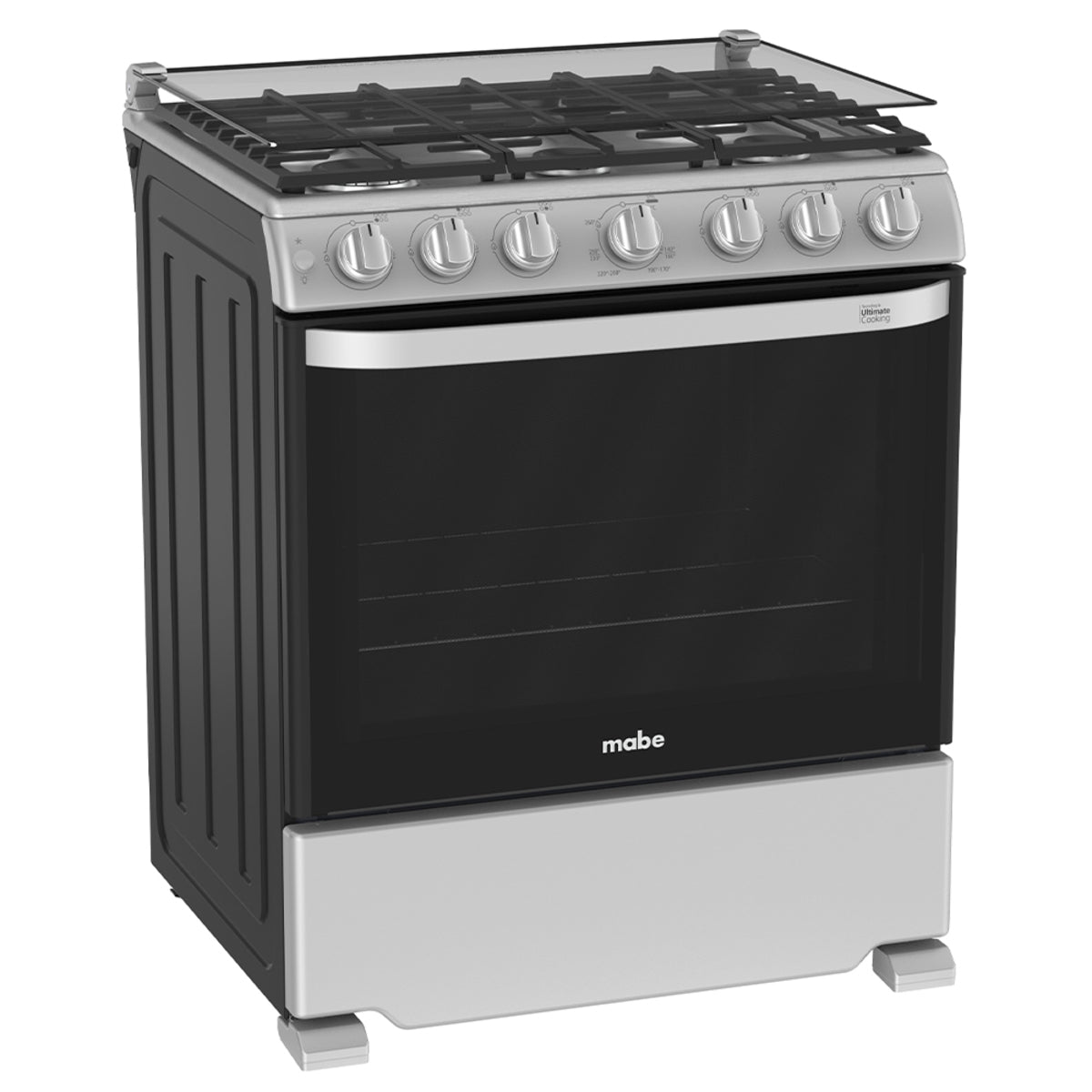 Estufa con Horno 30" 6 Quemadores a Gas en Acero Inoxidable Mabe WEM7659CFIS3