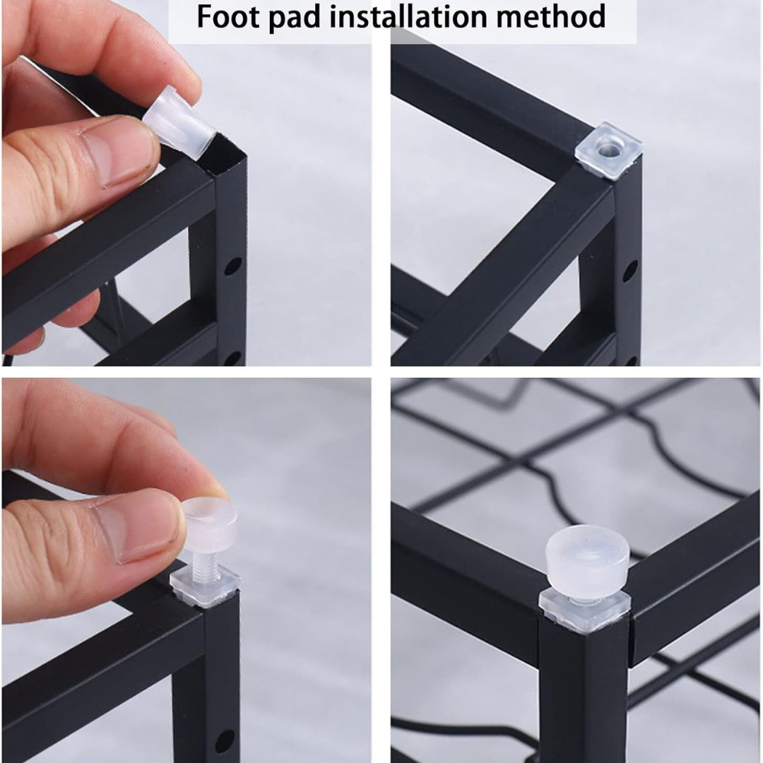 Escurridor para Platos de Metal Negro 34860-29 Selecto