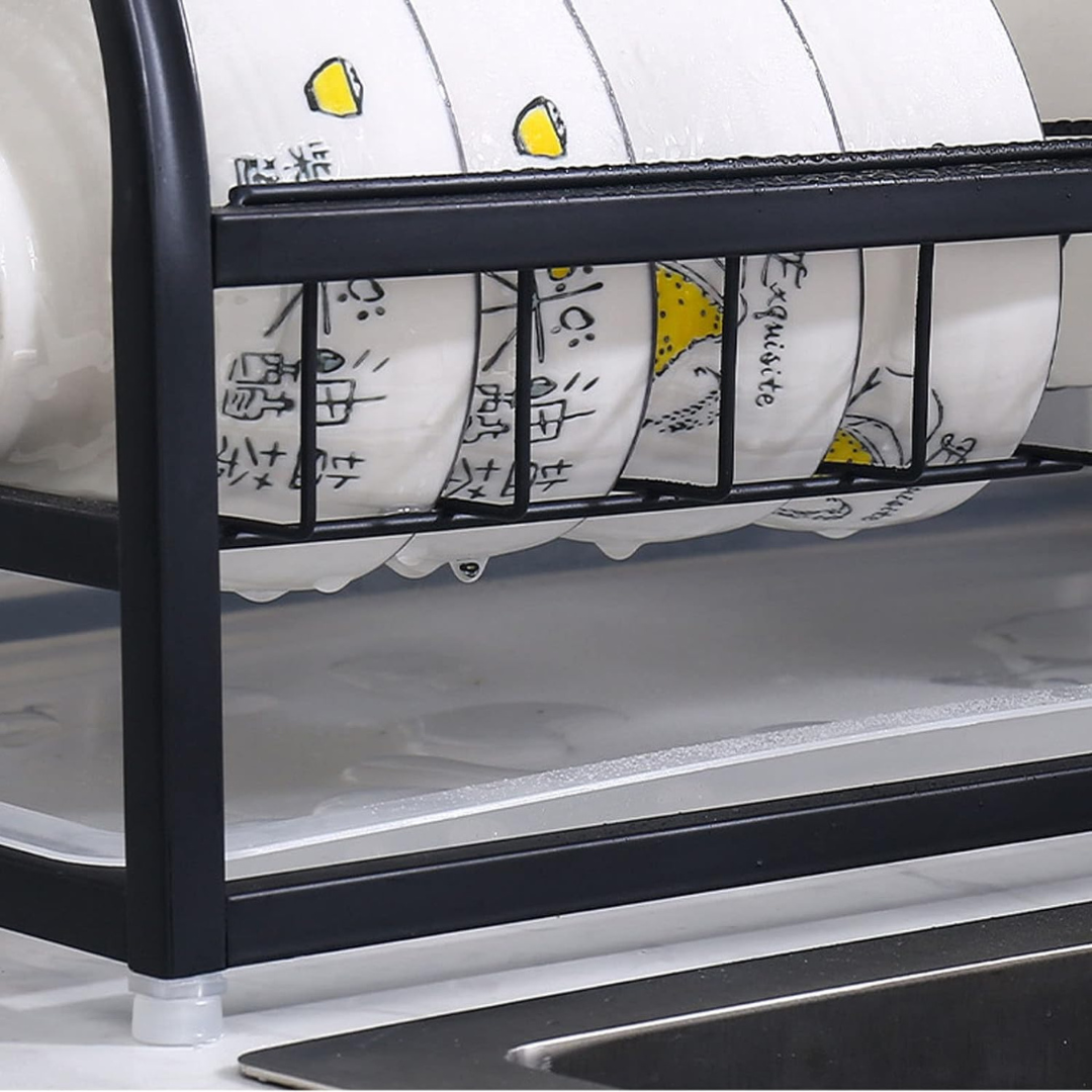 Escurridor para Platos de Metal Negro 34860-29