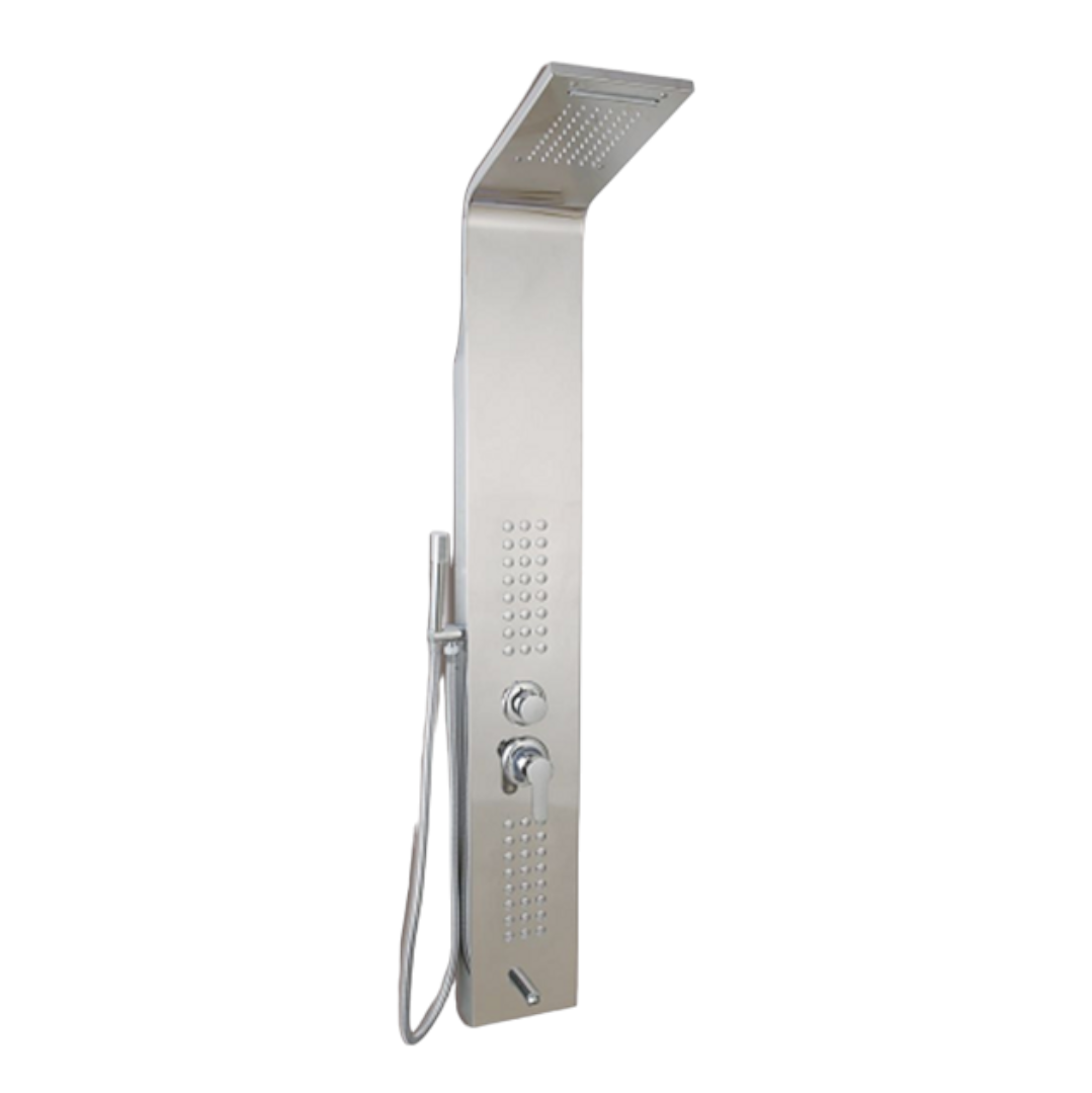 Panel de Ducha 22cm Plateado en Acero Inoxidable 304 127-SH-Y19-094 Selecto