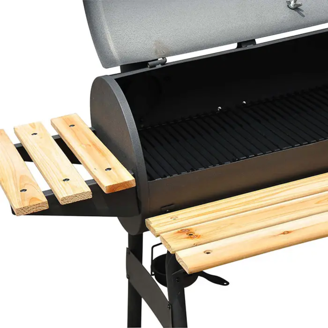 Asador de Carbón 2en1 118x53x101cm NS395011 BBQ. Barbacoa. Selecto
