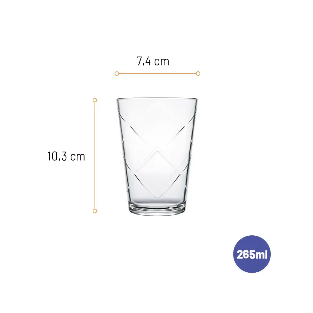 Set de Jarra 1/2oz + 4 Vasos 9oz de Vidrio Nadir 13180200785733 Nadir