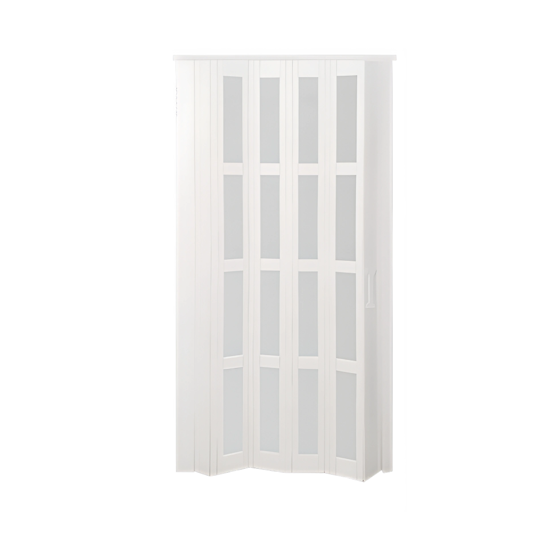 Puerta Plegable de PVC/Acrílico 1.06x2.03m 12mm Blanco 136-6001