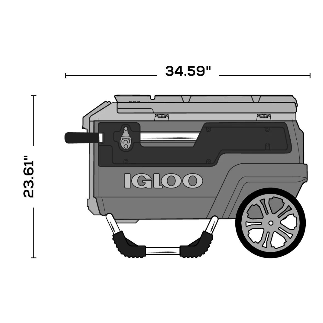 Cooler Trailmate 70QT Blue Igloo 34127 IGLOO