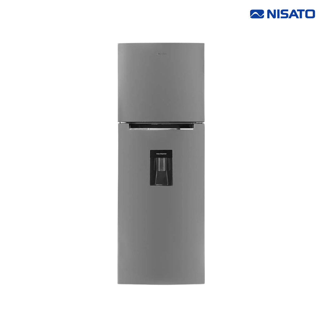 Refrigeradora Top Mount con Dispensador de Agua 11.7p3 Nisato NRF-318SSWDMH NISATO