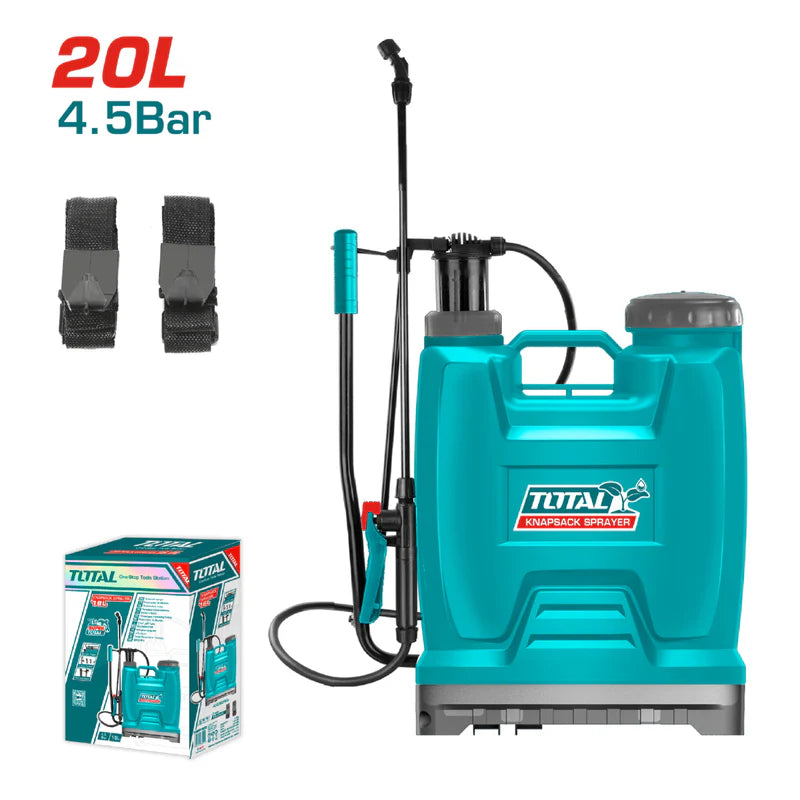 Asperjadora Fumigador Rociador Bomba Manual Tipo Mochila Para Uso Agricola 20L Total THSPP42002 TOTAL